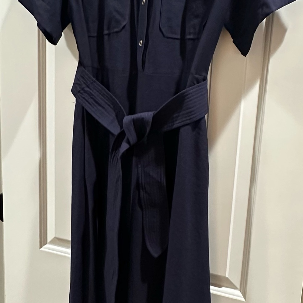 Tuckernuck Navy Lucienne Maxi Dress